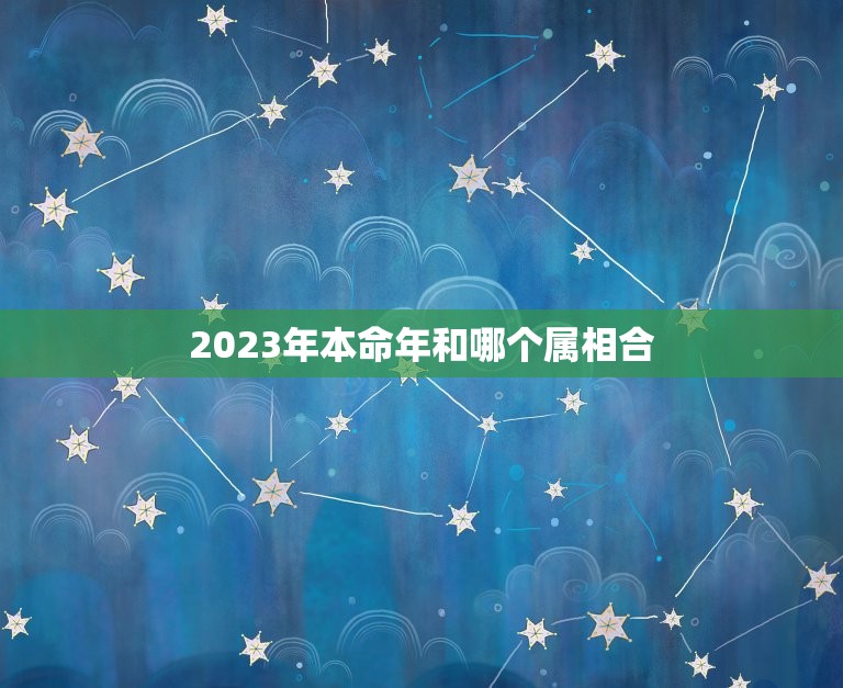 2023年本命年和哪个属相合，1961年属牛2023年本命年运气好不好