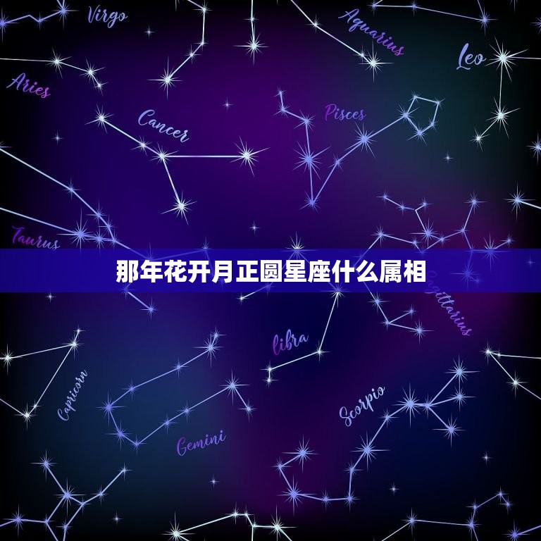 那年花开月正圆星座什么属相，《那年花开月正圆》的真实身份是什么