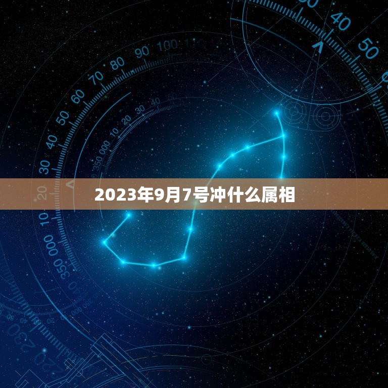 2023年9月7号冲什么属相，2019年9月7日凌晨1点34分出生，男