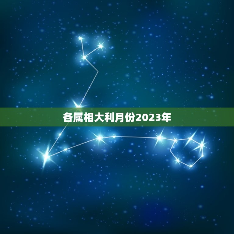 各属相大利月份2023年，属相龙女结婚大利月份和小利月份