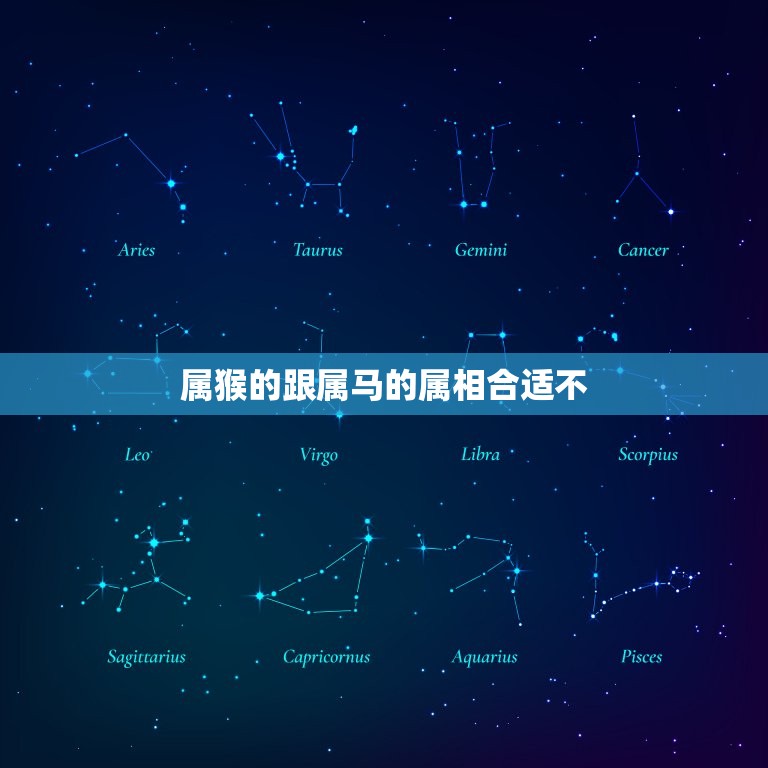 属猴的跟属马的属相合适不，属猴的和属马的属相相配合适吗
