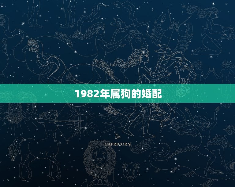 1982年属狗的婚配，1982年属狗的男生和什么属相最配