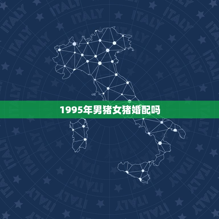 1995年男猪女猪婚配吗，95年属猪的最佳婚配