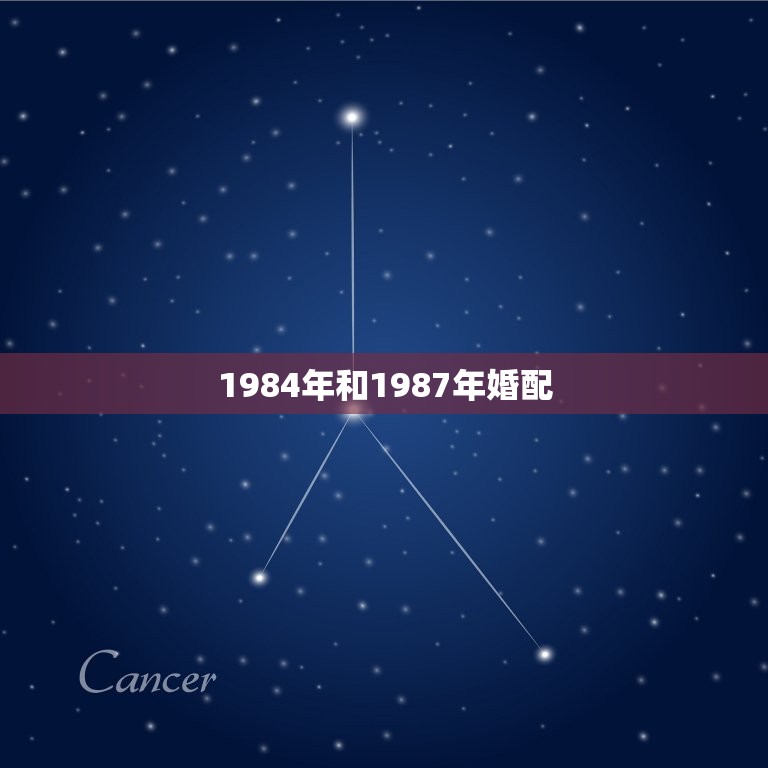 1984年和1987年婚配，84年鼠，87年兔，可以合婚吗？