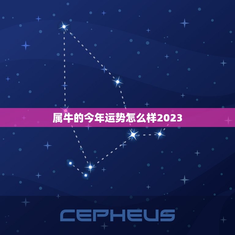 属牛的今年运势怎么样2023，2023年属牛的全年运势详解？