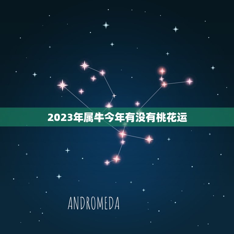 2023年属牛今年有没有桃花运，2023属牛本命年的大忌