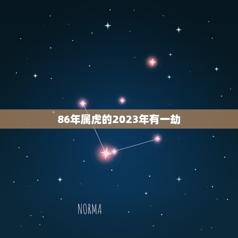 86年属虎的2023年有一劫，属虎的人2023年多大