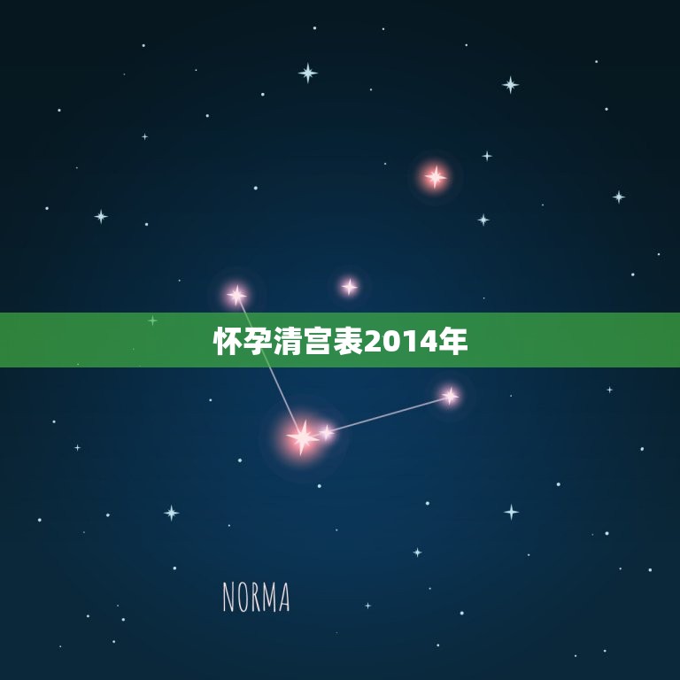 怀孕清宫表2014年，2014年马年是什么命