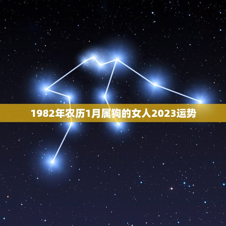 1982年农历1月属狗的女人2023运势