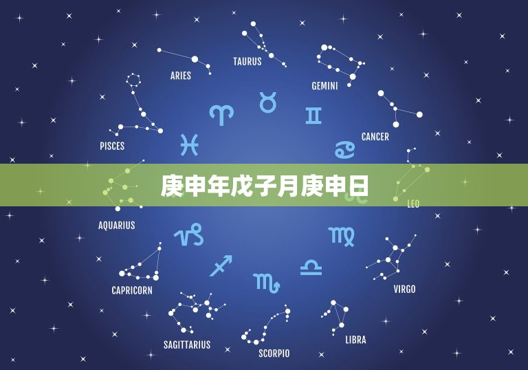 庚申年戊子月庚申日，庚申年戊子月庚申日壬午时