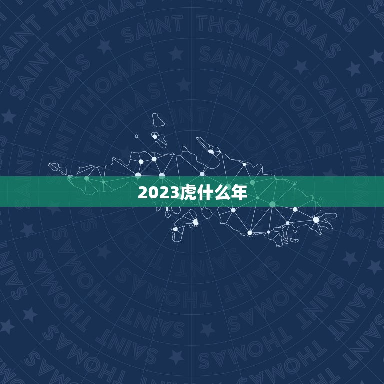 2023虎什么年