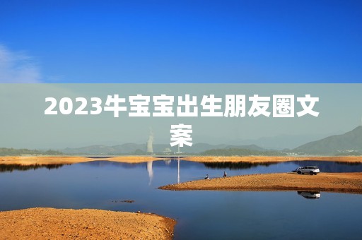 2023牛宝宝出生朋友圈文案