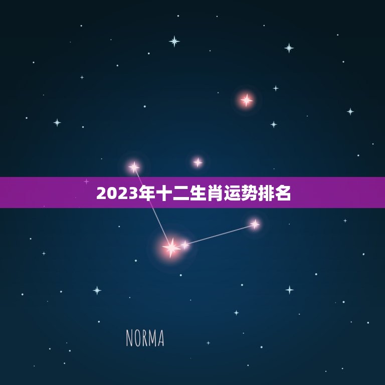 2023年十二生肖运势排名，2025年十二生肖运势