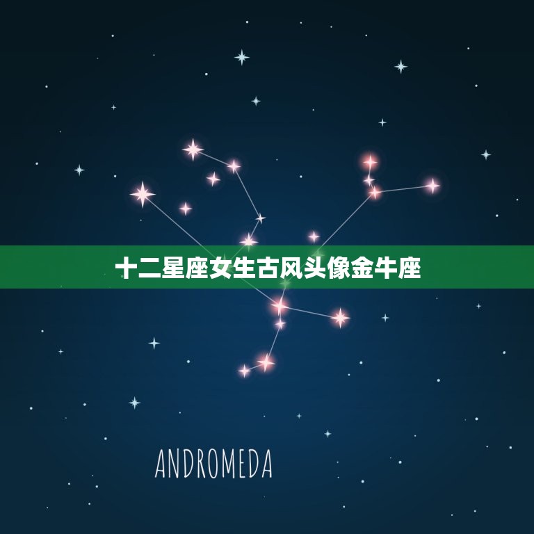 十二星座女生古风头像金牛座，12星座古风头像