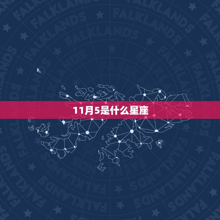 11月5是什么星座，11月5是什么星座男