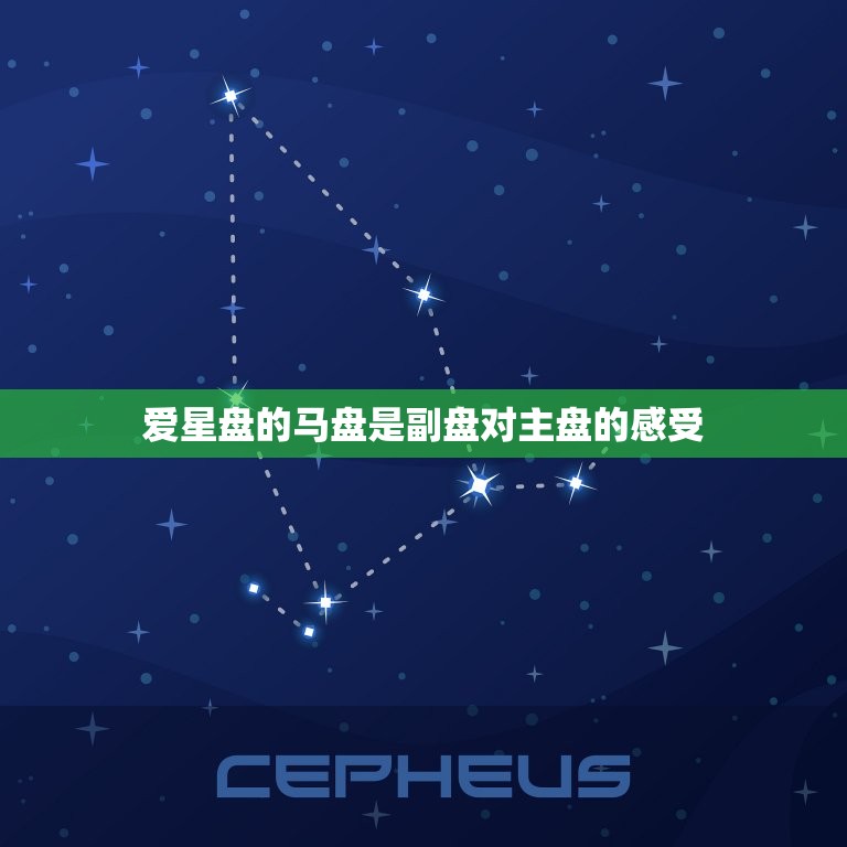 爱星盘的马盘是副盘对主盘的感受，同性马盘主盘群狮子