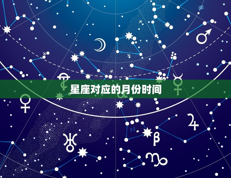 星座对应的月份时间，十二星座对应的月份农历