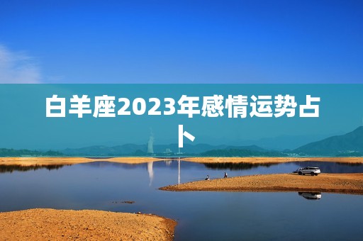 白羊座2023年感情运势占卜，白羊座美国 今日运势