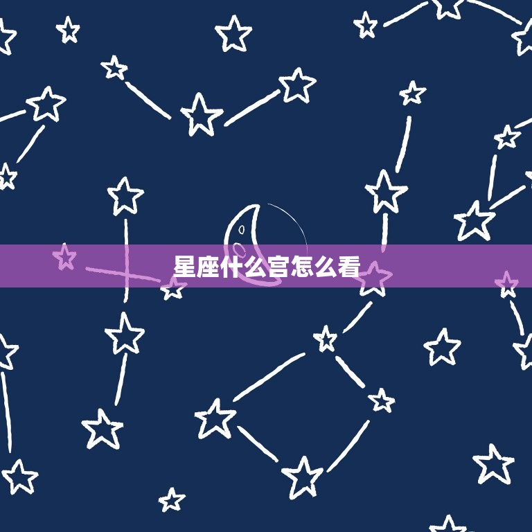 星座什么宫怎么看，怎么看星盘星座宫位