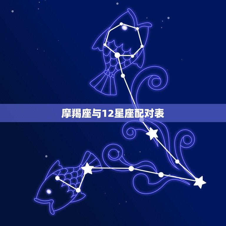 摩羯座与12星座配对表，十二星座配对