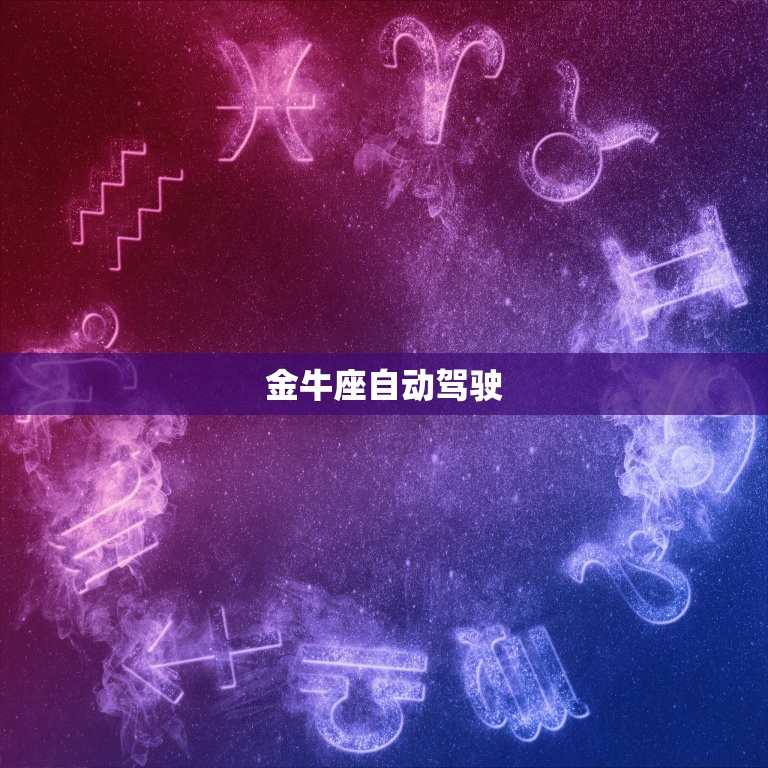 金牛座自动驾驶，十二星座