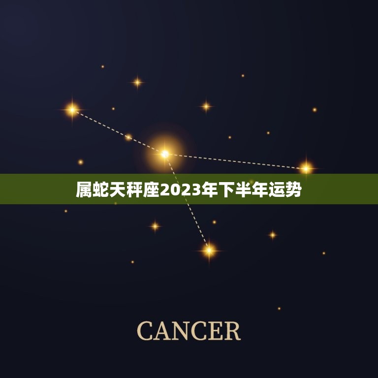 属蛇天秤座2023年下半年运势，周易八字合婚免费测试