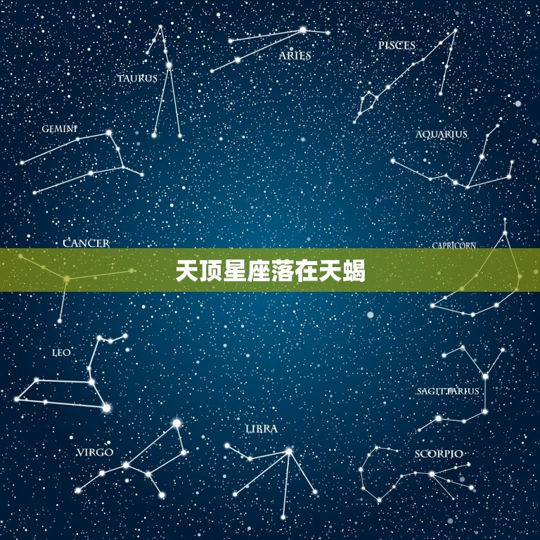 天顶星座落在天蝎，双鱼摩羯知乎