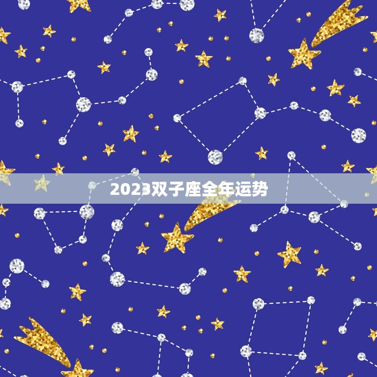 2023双子座全年运势，2023 狮子座全年运势