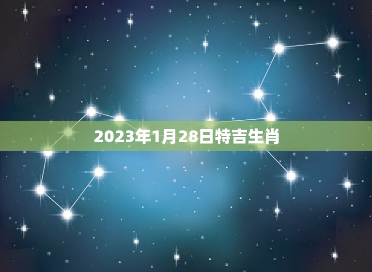 2023年1月28日特吉生肖(介绍特吉生肖的性格特点)