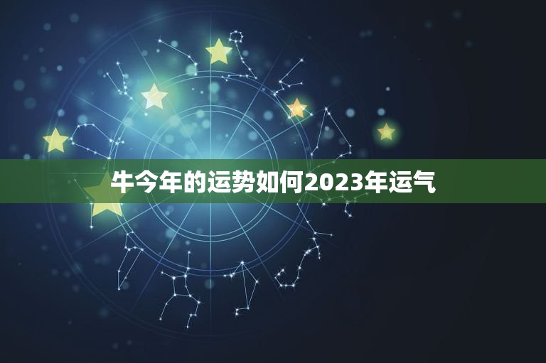 牛今年的运势如何2023年运气(介绍牛年运势展望)