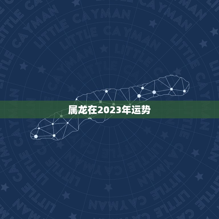 属龙在2023年运势