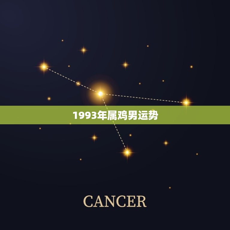 1993年属鸡男运势