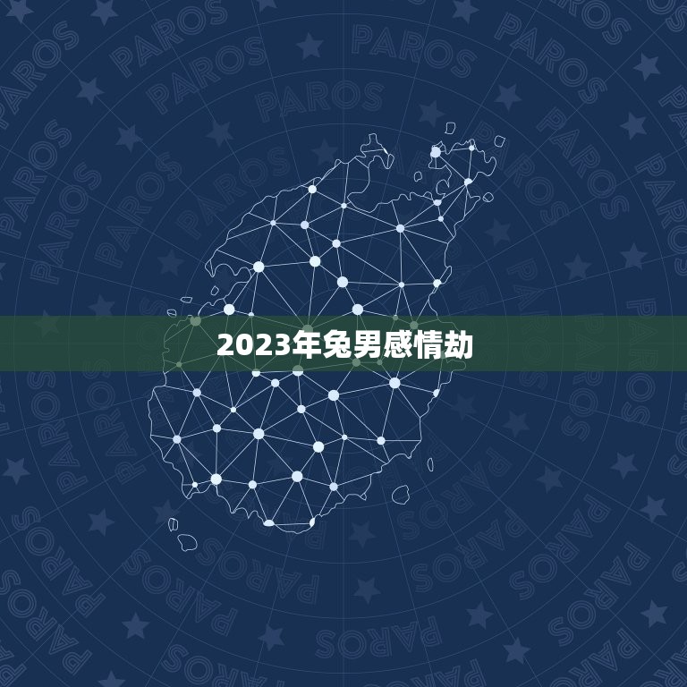 2023年兔男感情劫